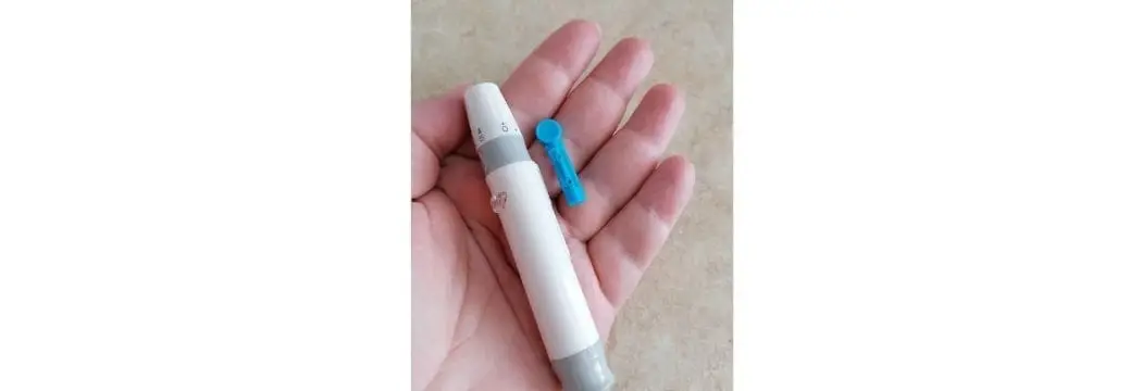 Droplet lancety na odber krvi