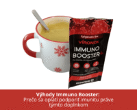 Immuno Booster – prírodná podpora imunity s vitamínom D, C a zinkom